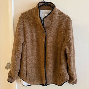 Outerknown Women's Tan Teddy Jacket